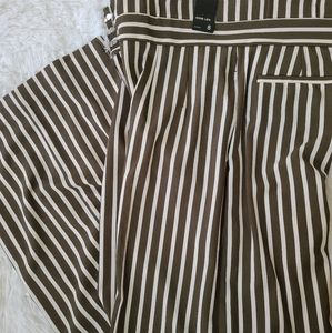 Paperbag waist, wide leg pants